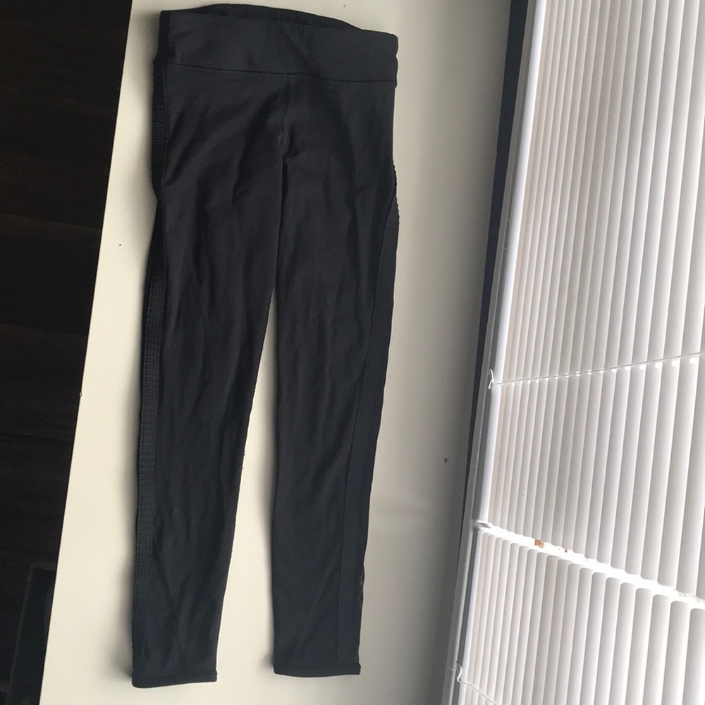 Girls Black Athleta Leggings